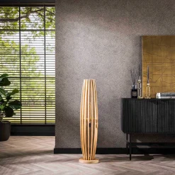 Emob Stehleuchte Vivian - 22x105x22 cm - Mangoholz/