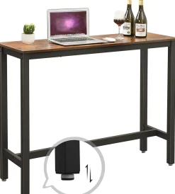 Vasagle Stehtisch Isolde 120x40 industrial - braun/schwarz
