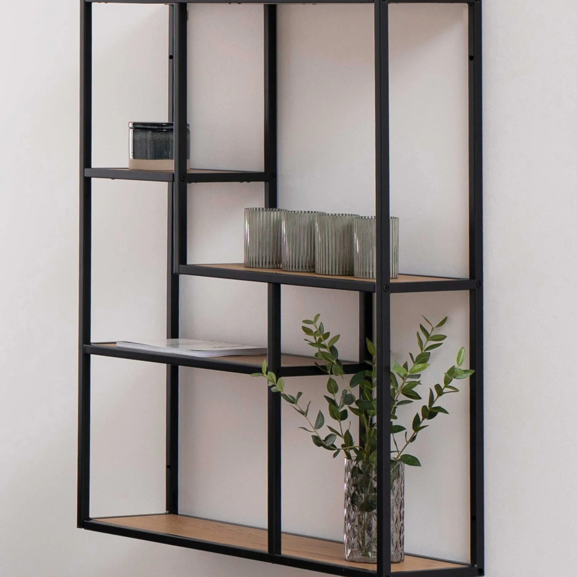 Ästhetisches Seaford Wandregal 75x20x91 cm