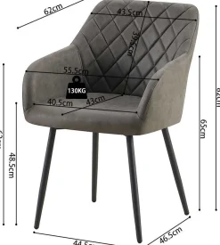Rousseau Stuhl Evita | 56 x 62 x 82 cm |
