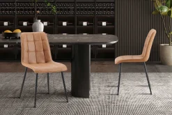 Rousseau Stuhl Furax | 47 x 60 x 88 cm | Farbe Cognac