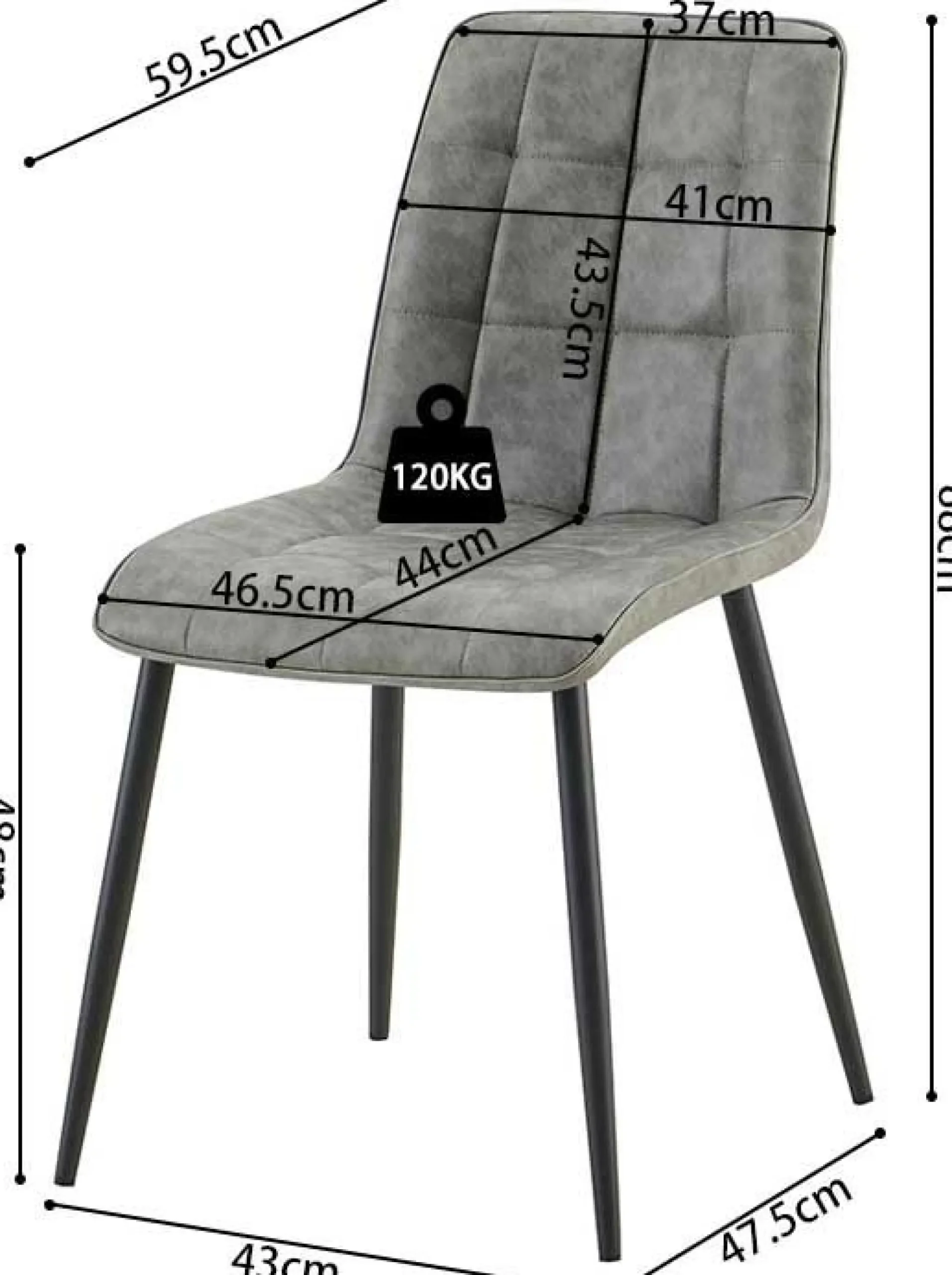 Rousseau Stuhl Furax | 43 x 60 x 88 cm |