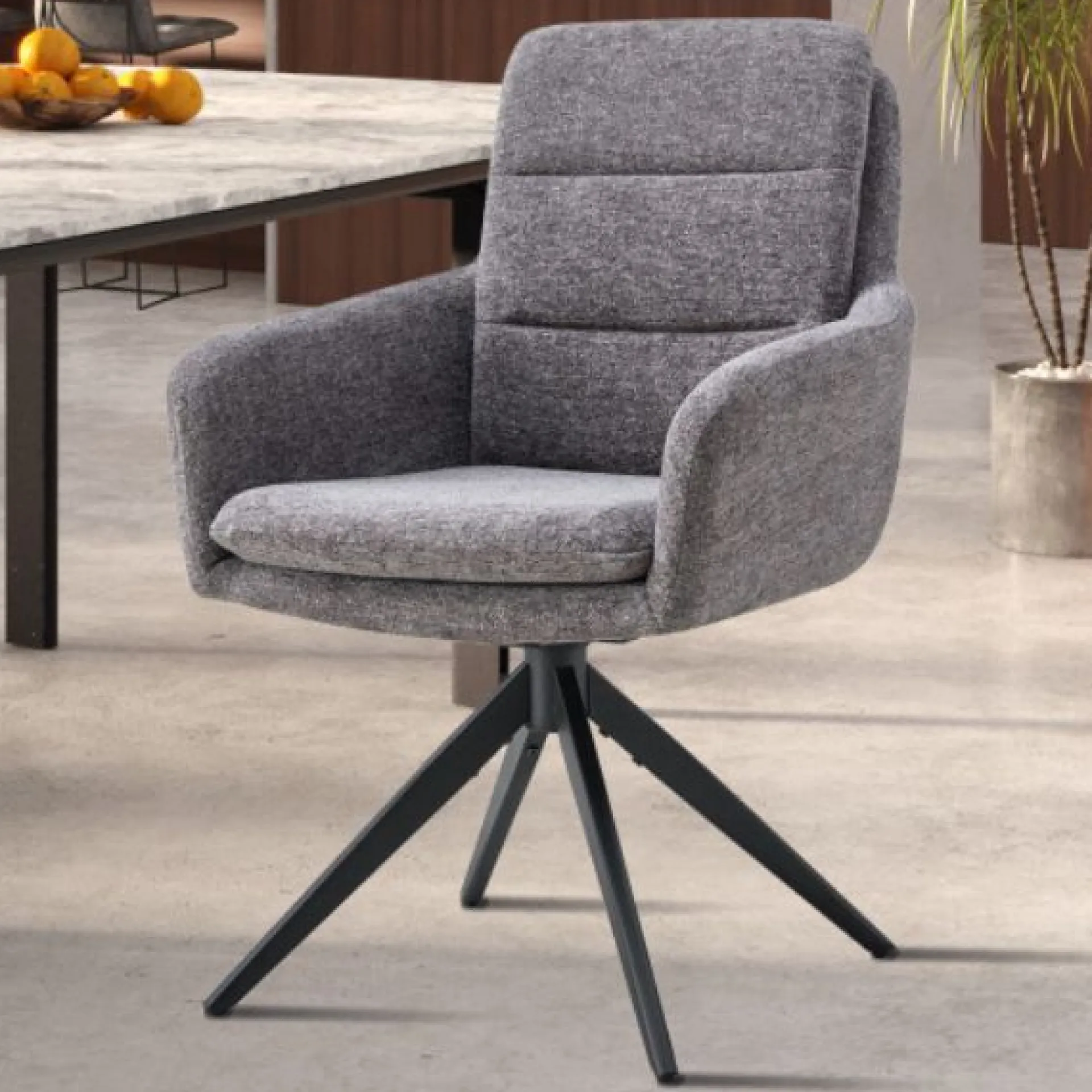 Rousseau Stuhl Isolde | 59 x 65 x 93 cm | Dunkel