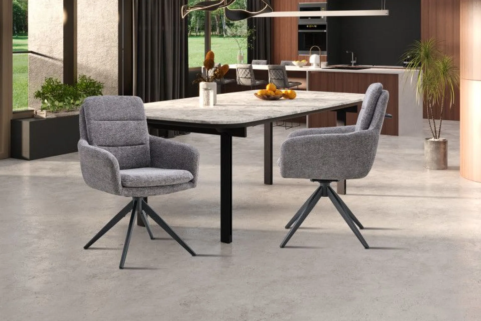 Rousseau Stuhl Isolde | 59 x 65 x 93 cm | Dunkel