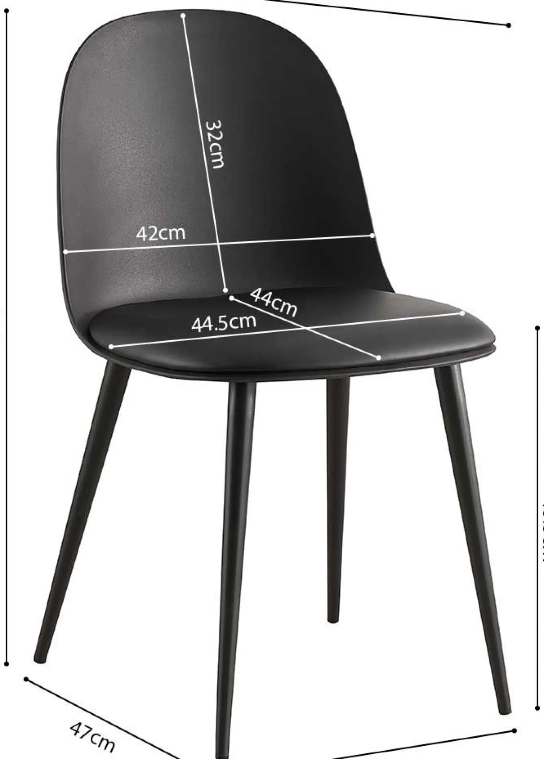 Rousseau Stuhl Jasmin | 51 x 44 x 81 cm |