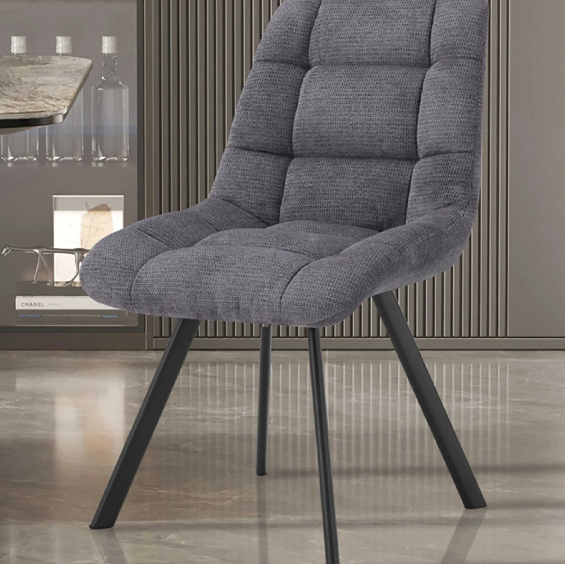 Rousseau Stuhl Lizzy | 52 x 62 x 89 cm | Dunkel