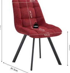 Rousseau Stuhl Lizzy | 52 x 62 x 89 cm |