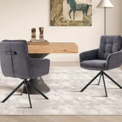 Rousseau Stuhl Luna | 61 x 67 x 92 cm | Dunkel
