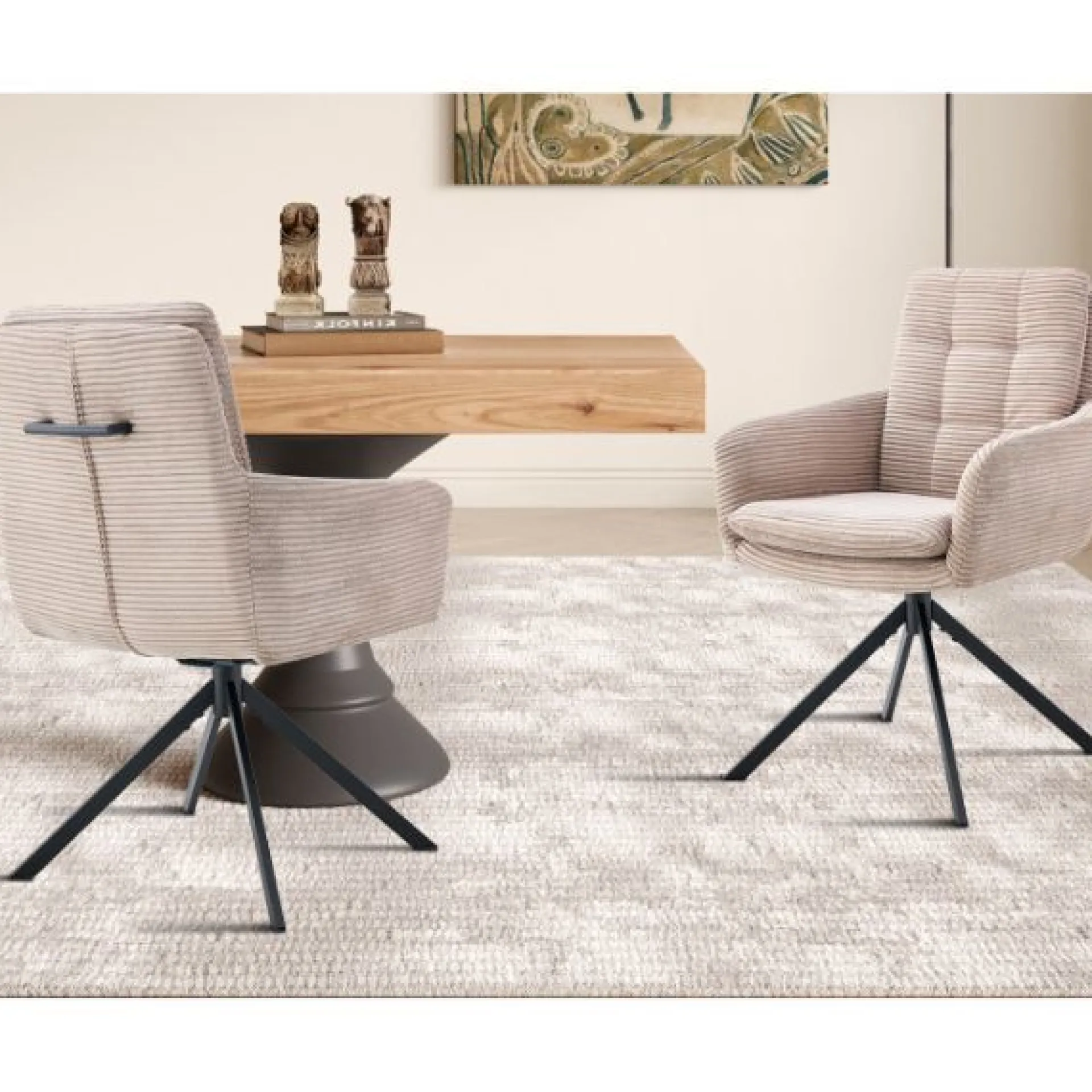 Rousseau Stuhl Luna | 61 x 67 x 92 cm | Farbe Sand