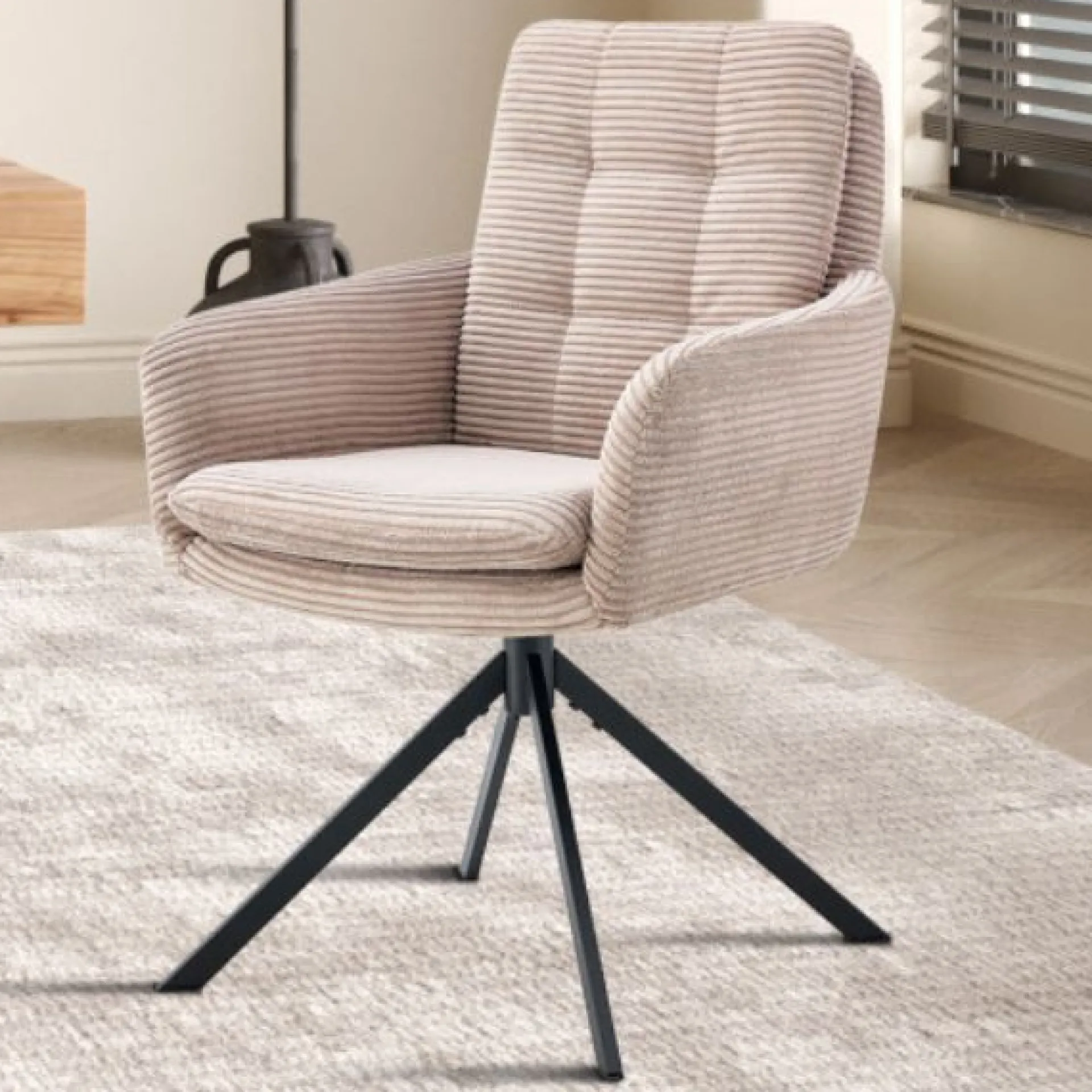 Rousseau Stuhl Luna | 61 x 67 x 92 cm | Farbe Sand