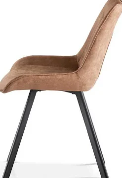 Rousseau Stuhl Paco - dunkele Mikrofaser