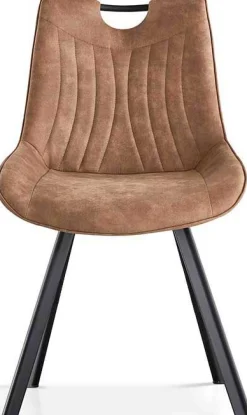 Rousseau Stuhl Paco - dunkele Mikrofaser