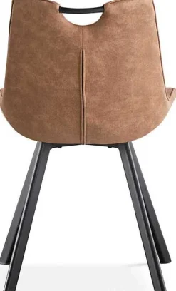Rousseau Stuhl Paco - dunkele Mikrofaser