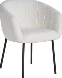 Rousseau Stuhl Sevilla Bouclé-Stoff | Metallbeine |