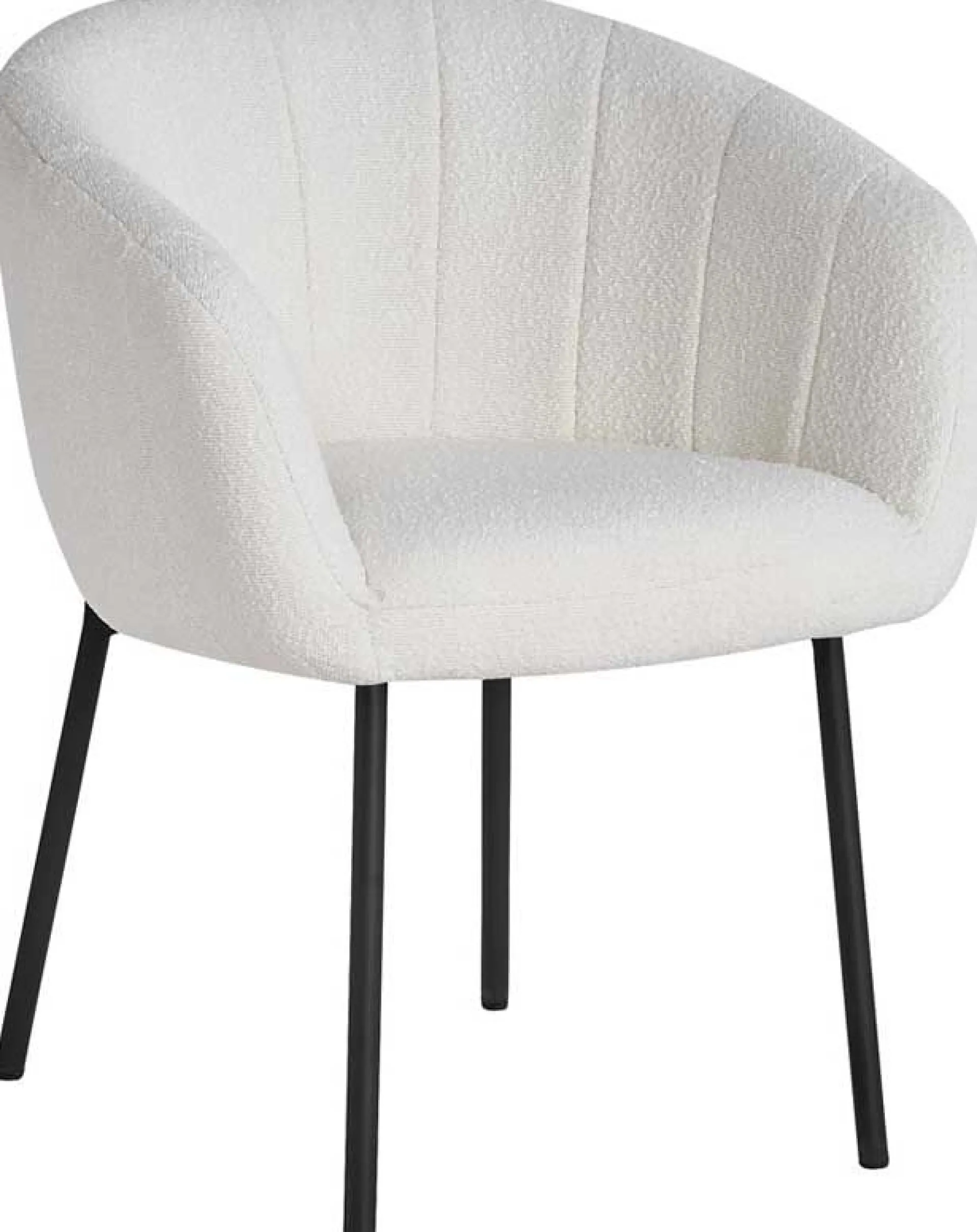 Rousseau Stuhl Sevilla Bouclé-Stoff | Metallbeine |