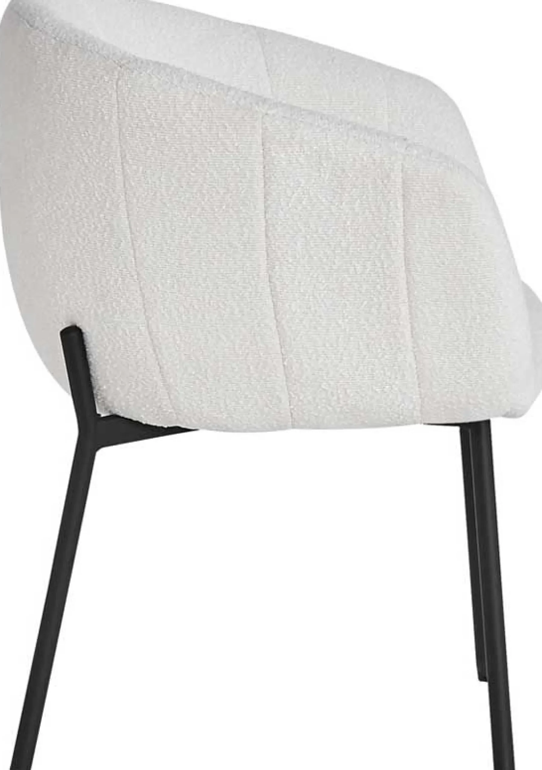 Rousseau Stuhl Sevilla Bouclé-Stoff | Metallbeine |