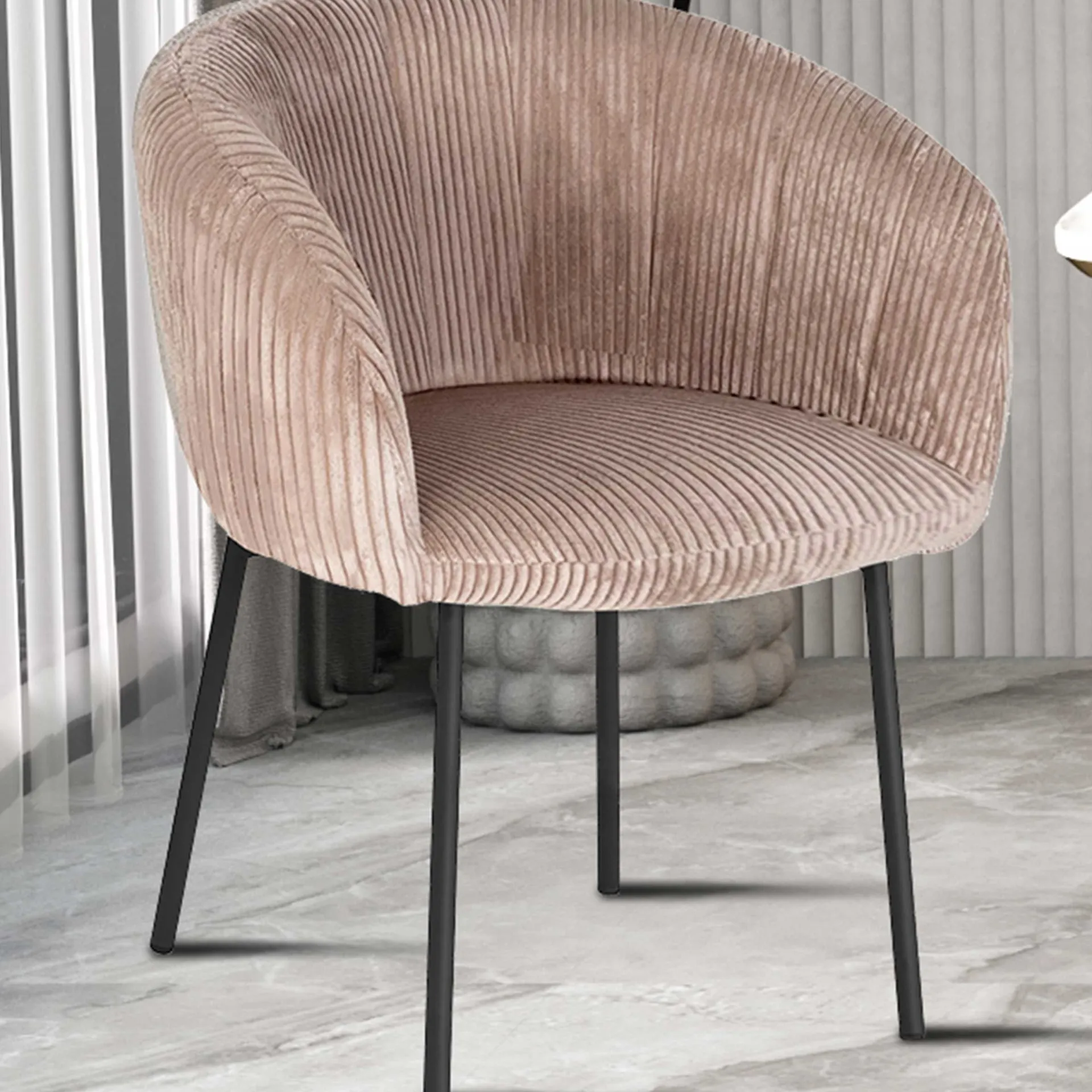 Rousseau Stuhl Sill | 57 x 62 x 79 cm | Sandfarbe