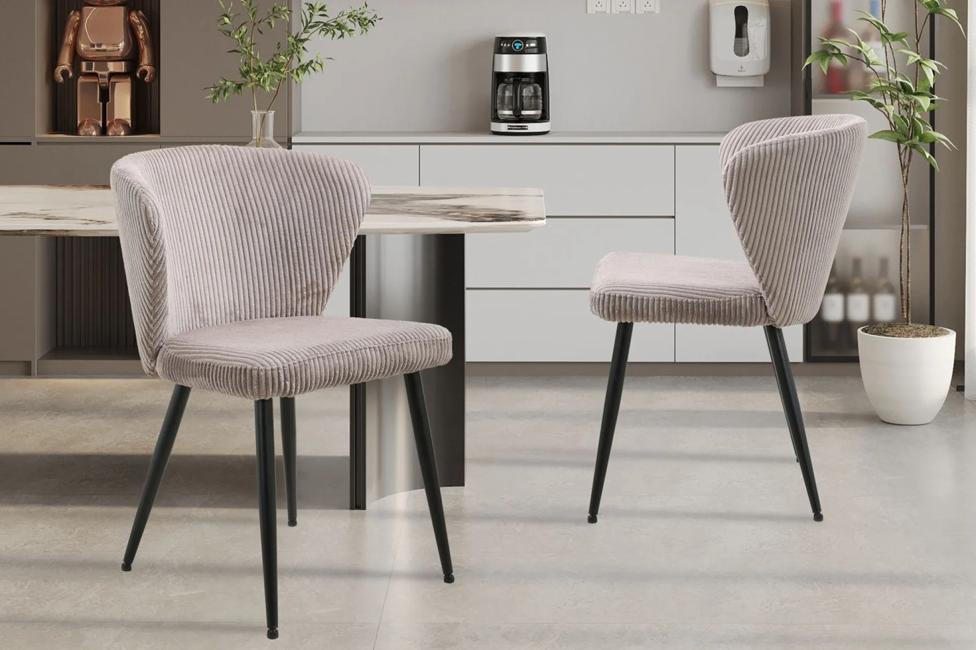 Rousseau Stuhl Tornado | 54 x 55 x 79 cm | Sandfarbe