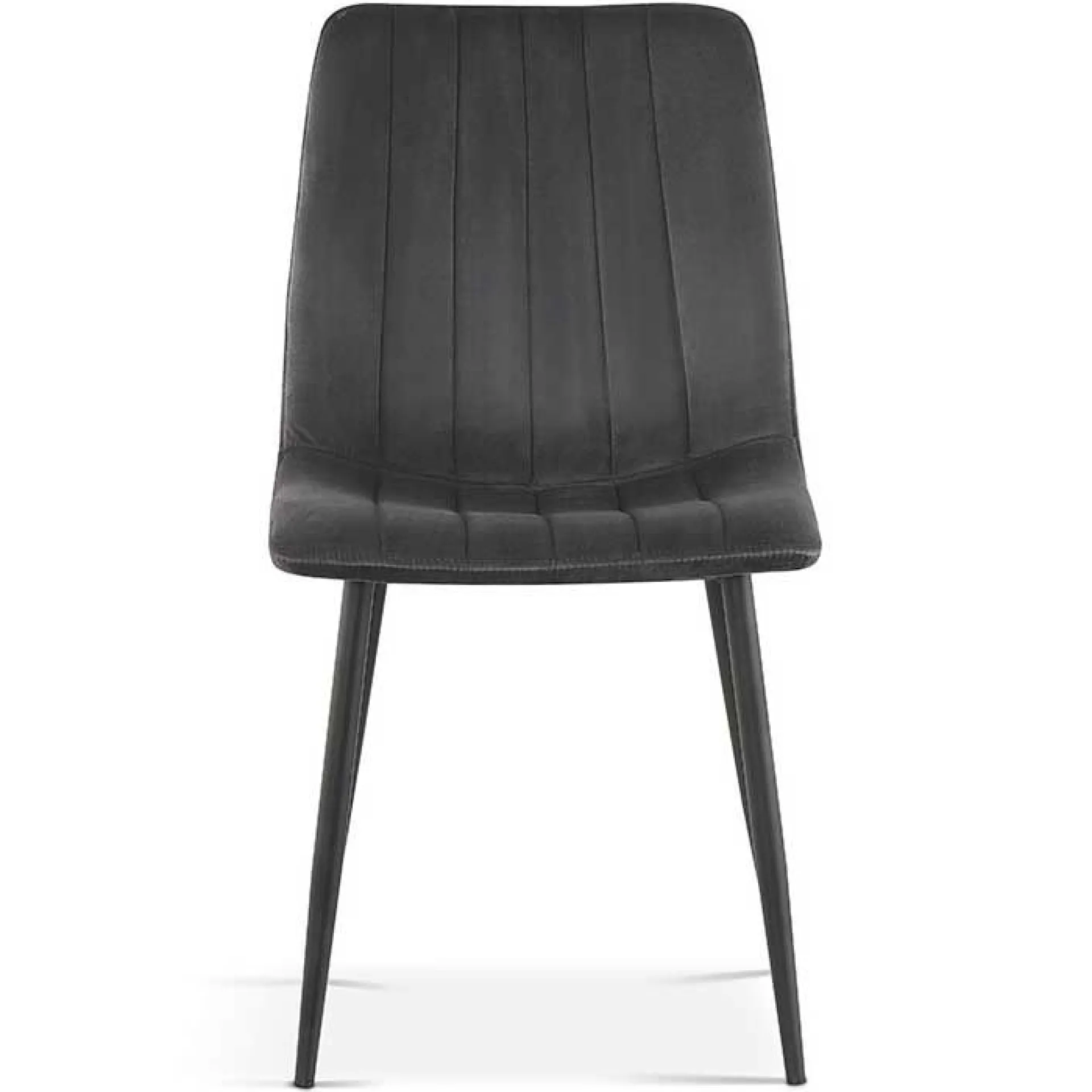 Rousseau Stuhl Willie - Samt /Füße schwarz