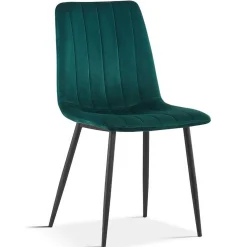 Rousseau Stuhl Willie - Samt /schwarze Beine
