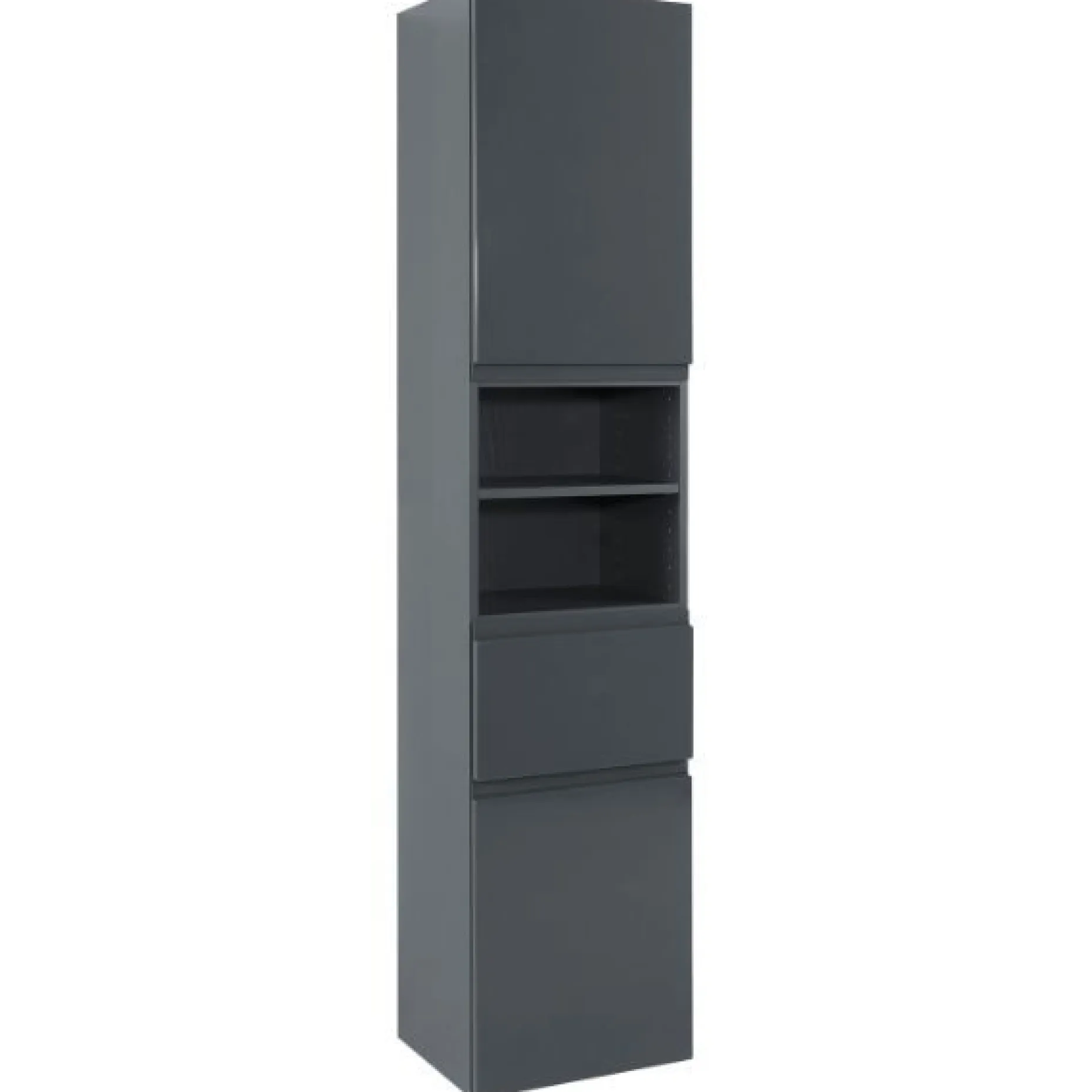 Säulenschrank Cardiff | 40 x 35 x 180 cm | Grau