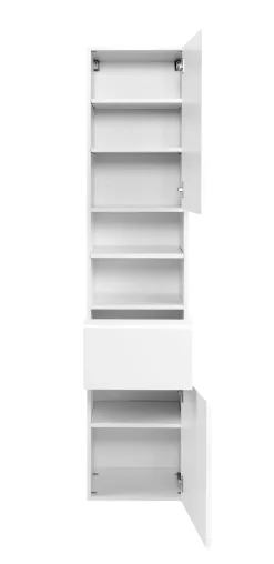 Säulenschrank Cardiff | 40 x 35 x 180 cm | Weiß