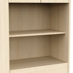 Säulenschrank Cougar - 84x33x185cm - 5 Türen und 1 Schublade - Eiche