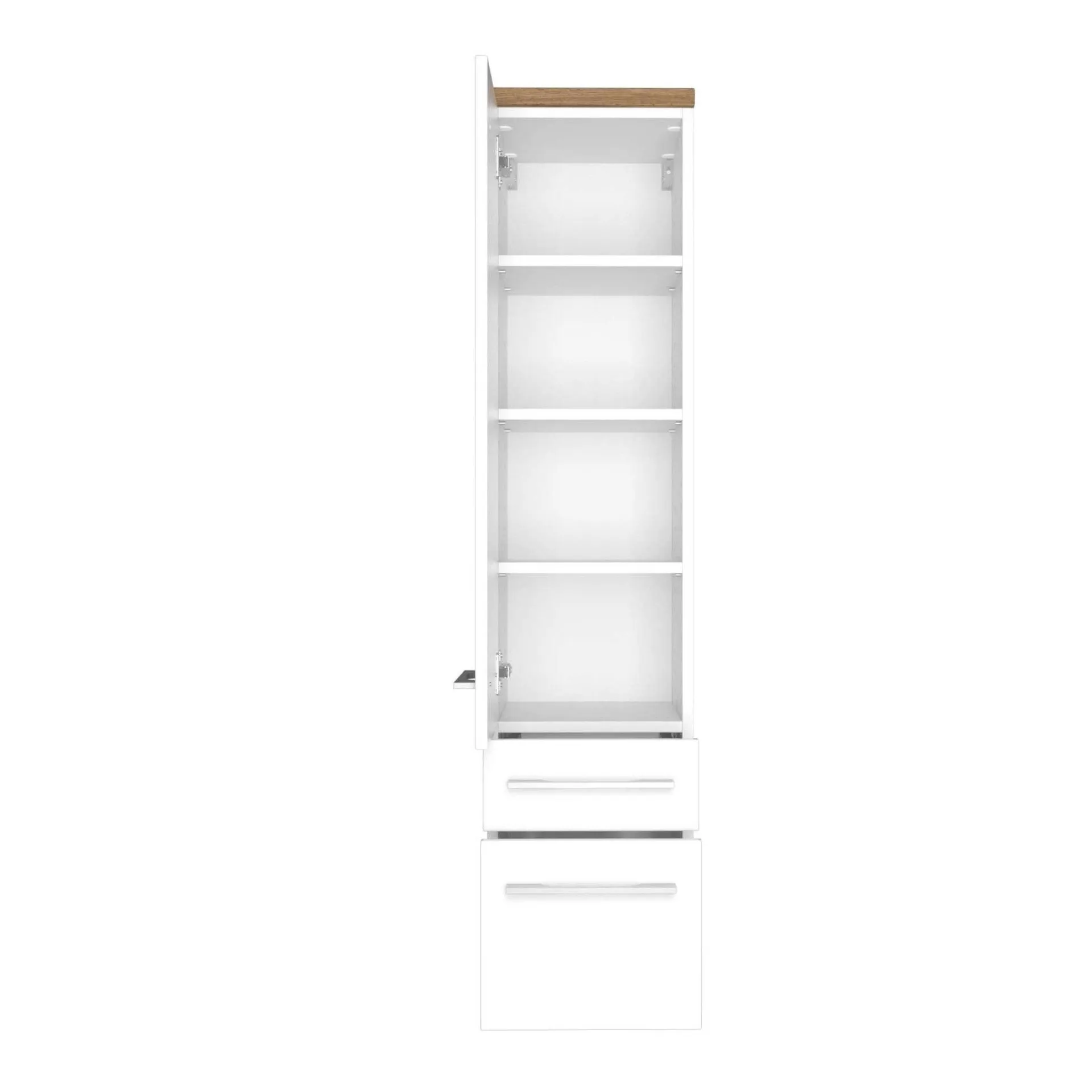 Held Säulenschrank Dasa 30cm mit 1 Tür und 2 Schubladen -