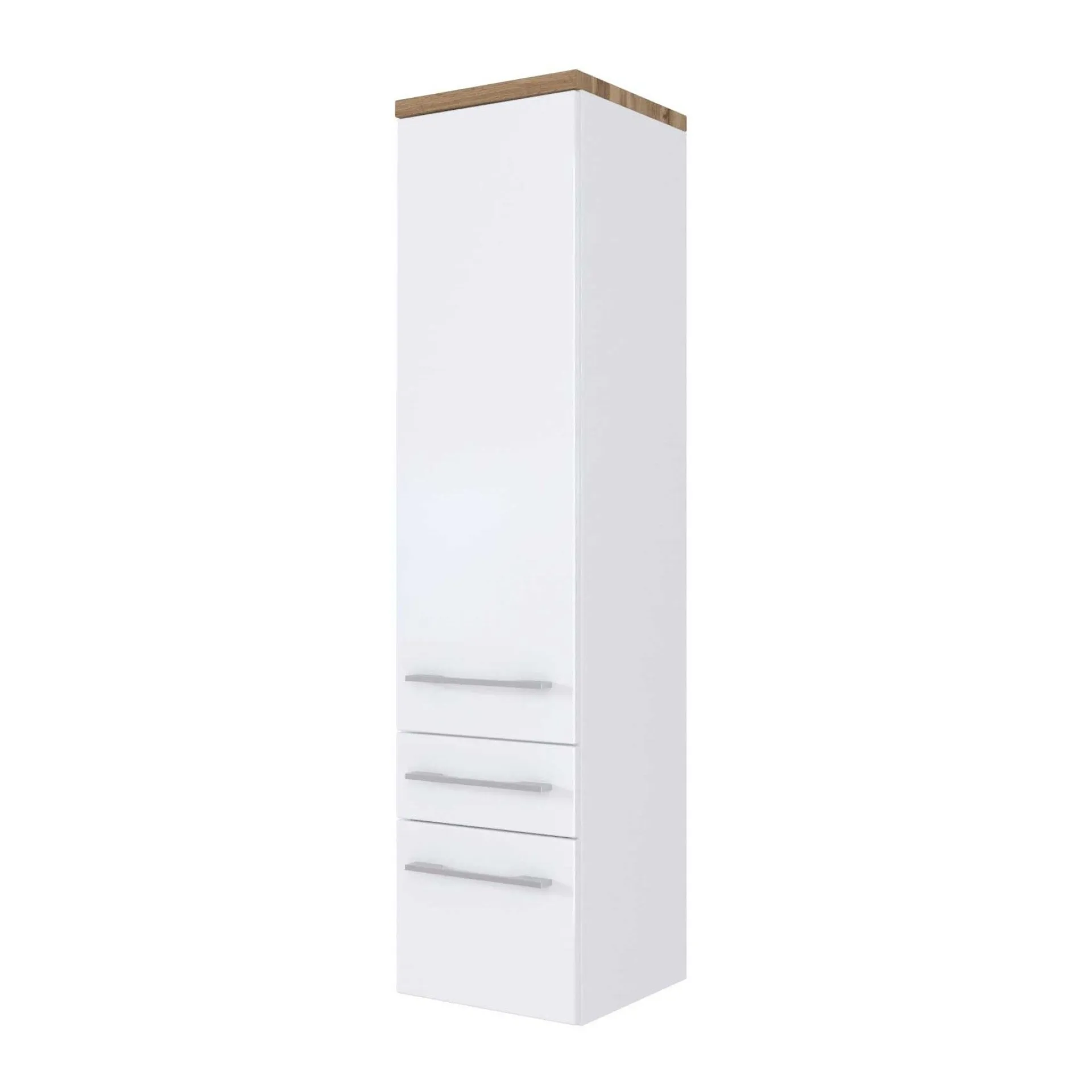 Held Säulenschrank Dasa 30cm mit 1 Tür und 2 Schubladen -