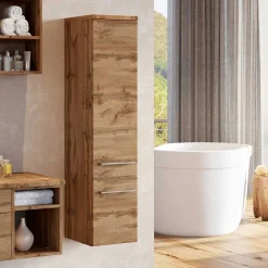 Säulenschrank Dasa mit 2 Türen - wotan Eiche Dekor