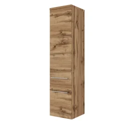 Säulenschrank Dasa mit 2 Türen - wotan Eiche Dekor