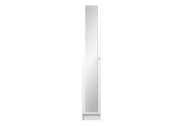 Säulenschrank Fares mit 1 Tür - weiß