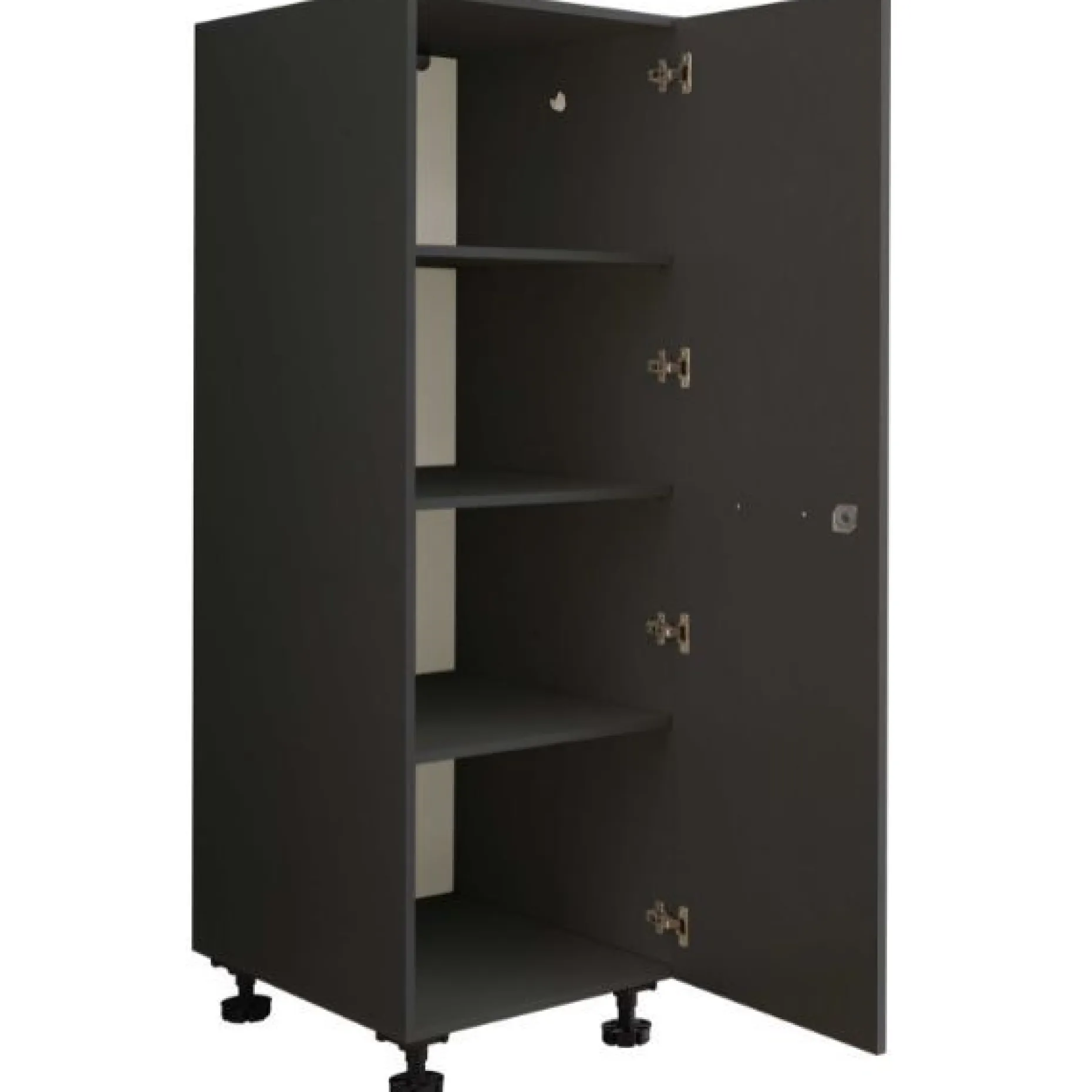 Säulenschrank für Waschmaschinenschränke Laundreezy | 50 x 68 x 162 cm | Anthrazit