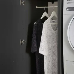 Säulenschrank für Waschmaschinenschränke Laundreezy | 50 x 68 x 162 cm | Anthrazit