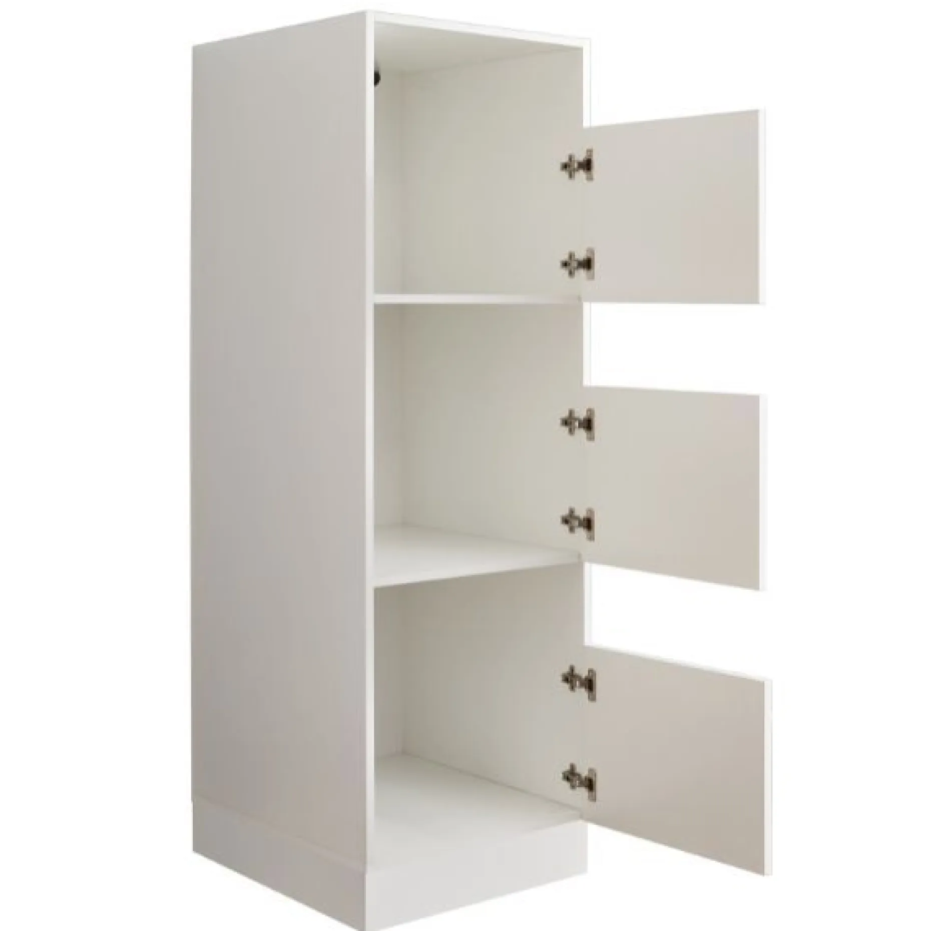 Säulenschrank für Waschmaschine Laundreezy | 50 x 68 x 162 cm | Weiß