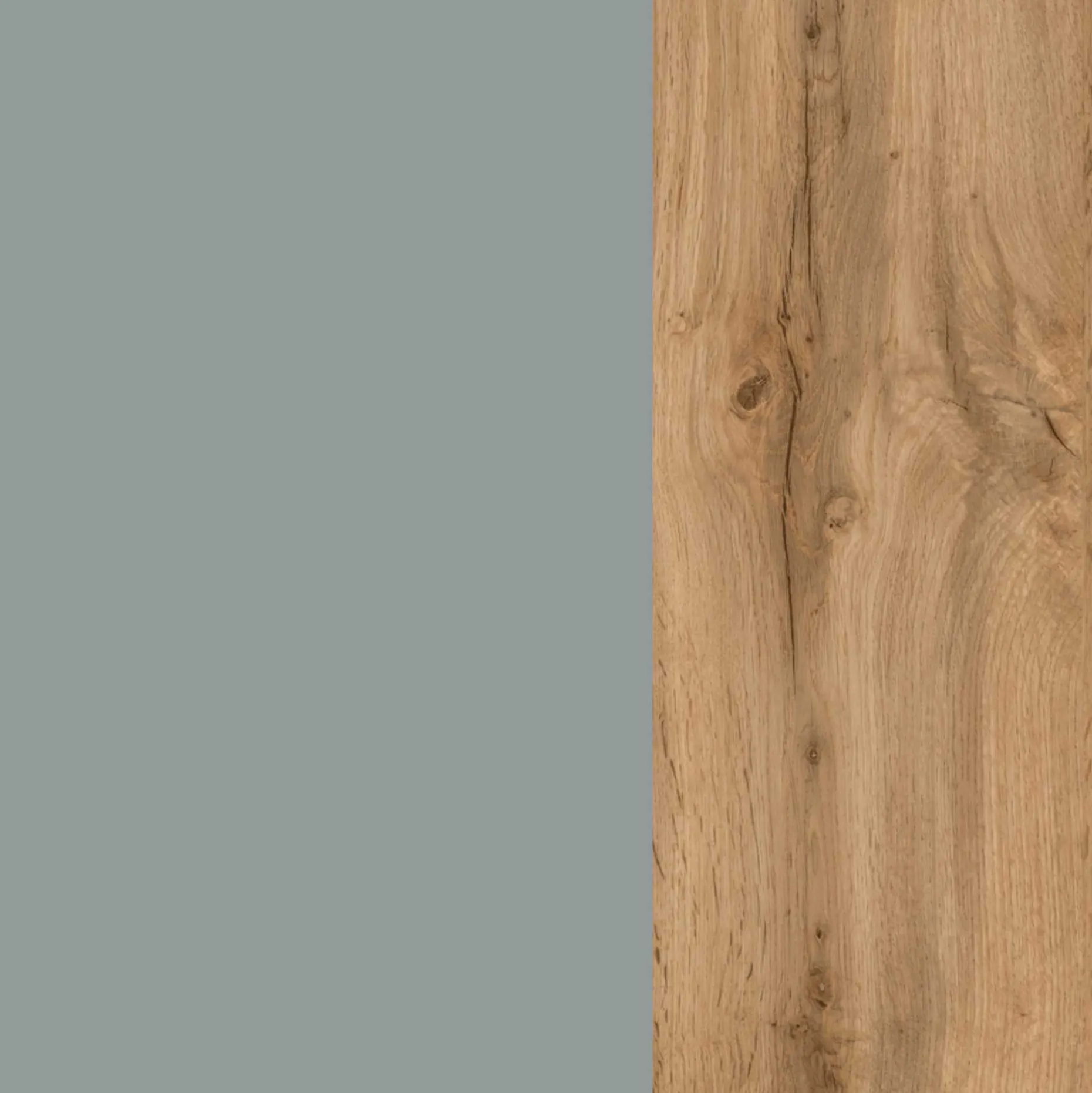 Säulenschrank Gene 30cm 1 Tür - wotan Eiche/grün