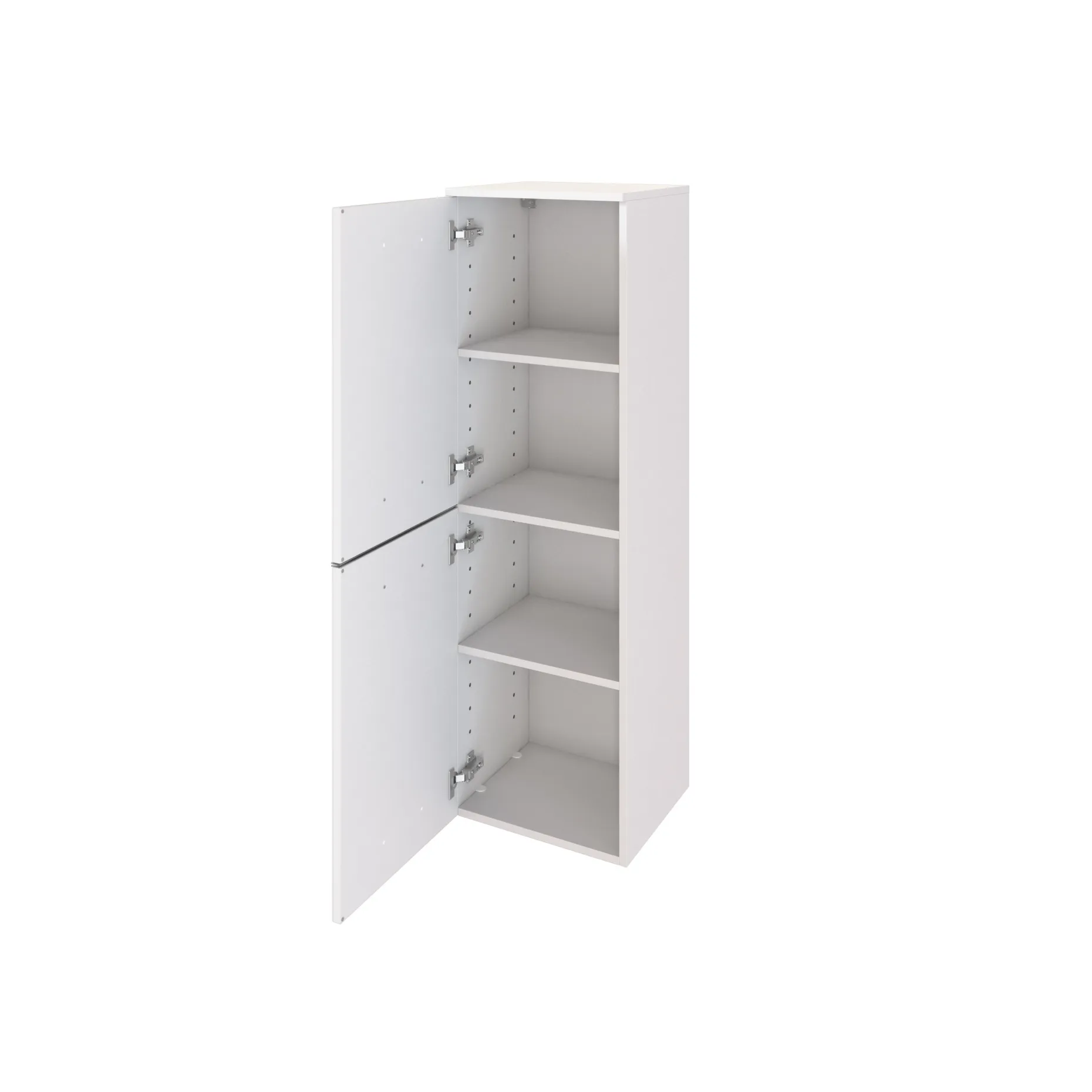 Säulenschrank Hansen 40cm 2 Türen - weiß