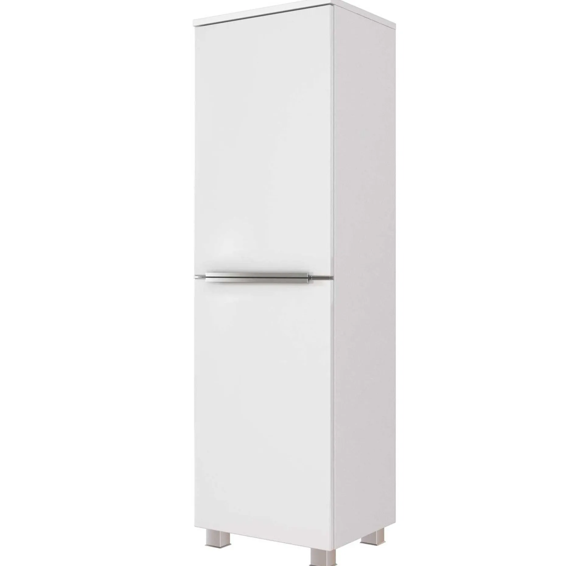 Säulenschrank Hansen 40cm 2 Türen - weiß