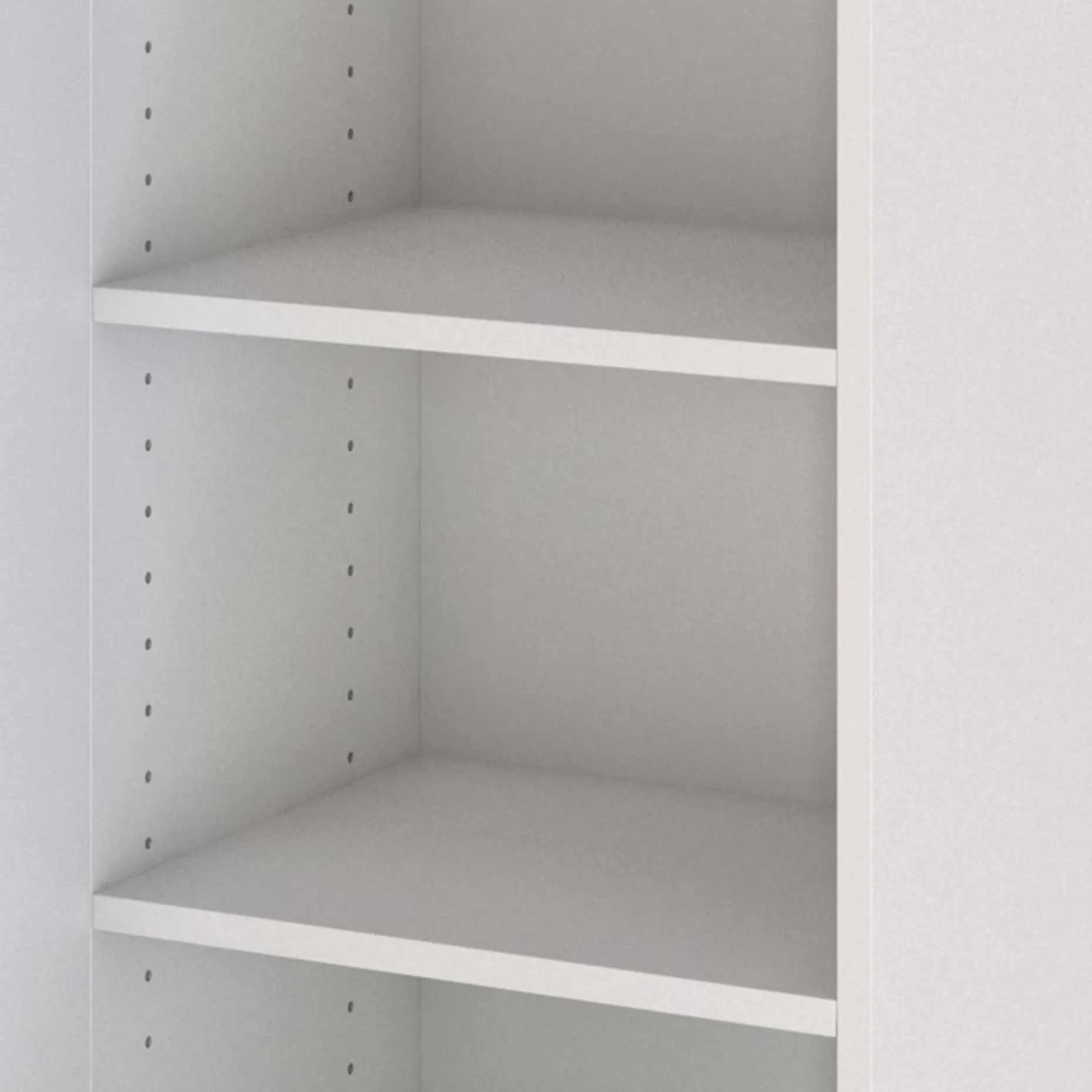 Säulenschrank Hansen 40cm 2 Türen - weiß