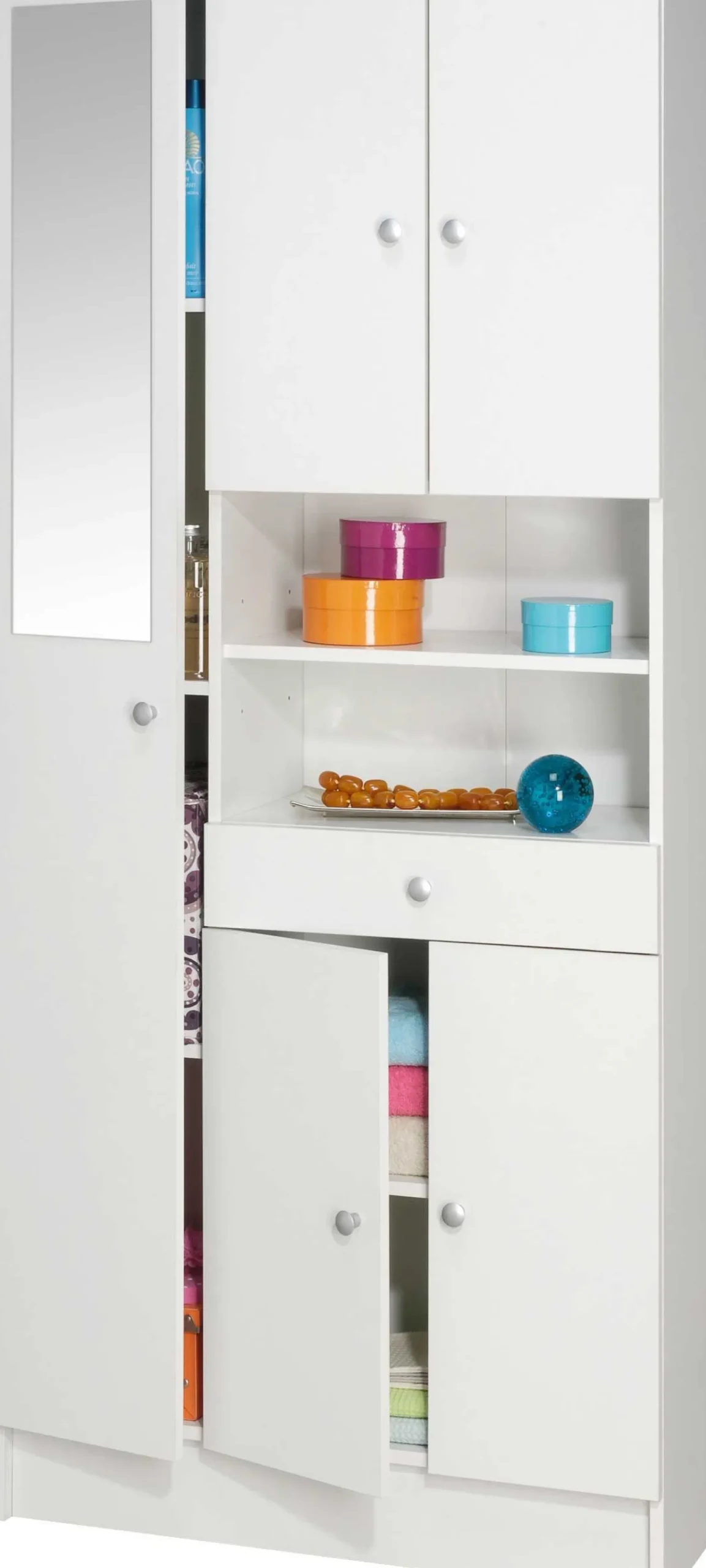 Säulenschrank Imogen-mattweiß
