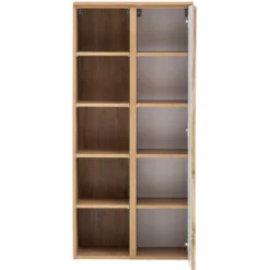 Säulenschrank Karan 60cm 1 Tür - Eiche
