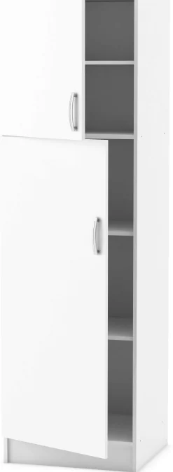 Säulenschrank Küche Nova | 60 x 56,6 x 204 cm | Weiß
