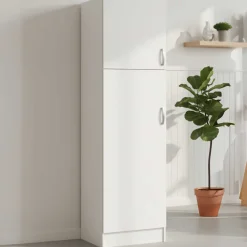 Säulenschrank Küche Nova | 60 x 56,6 x 204 cm | Weiß