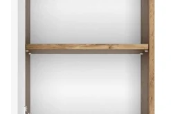 Säulenschrank Kornel 40cm 2 Türen und 1 Schublade - Eiche