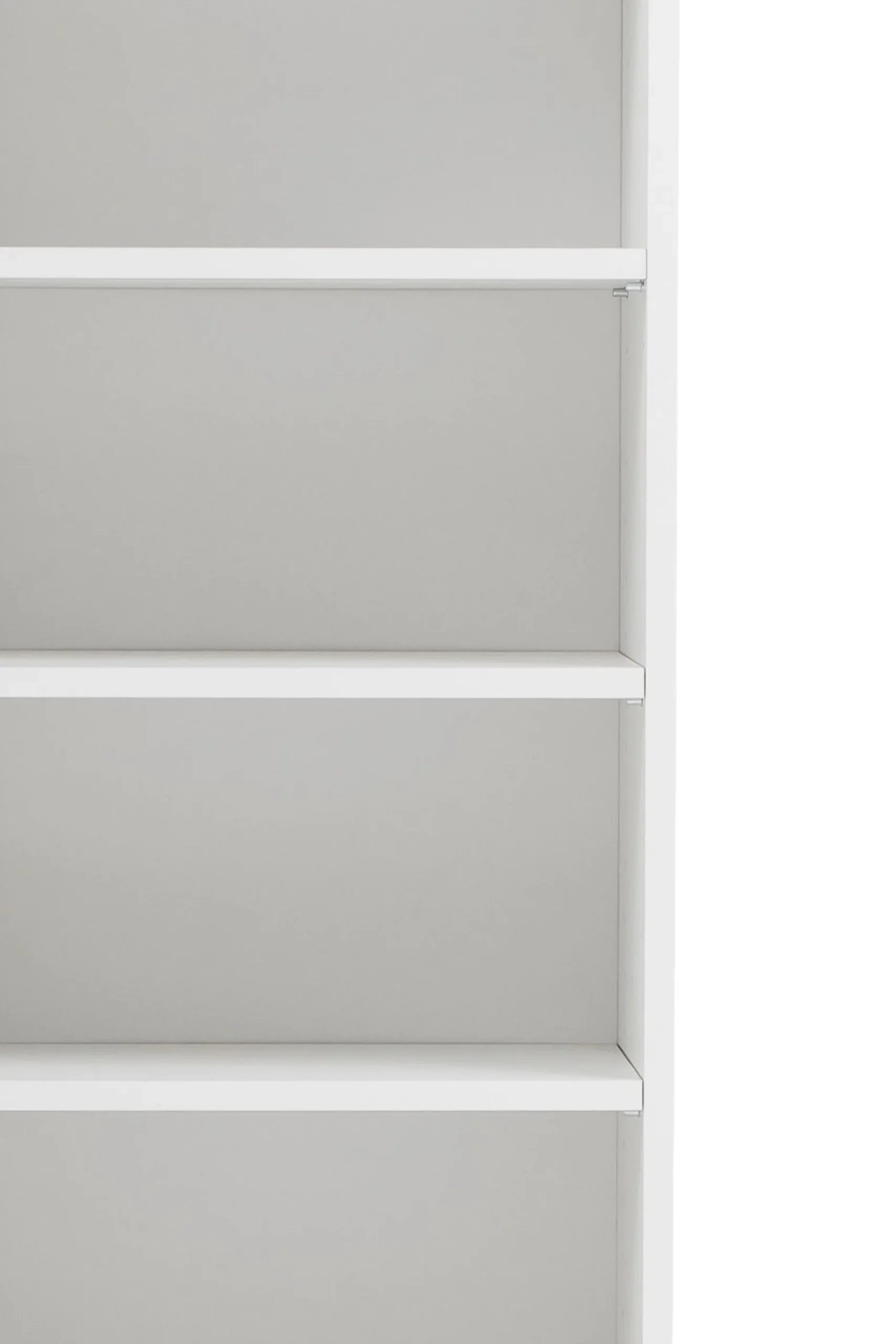 Säulenschrank Kornel/Pisca 40cm 2 Türen und 1 Schublade - weiß