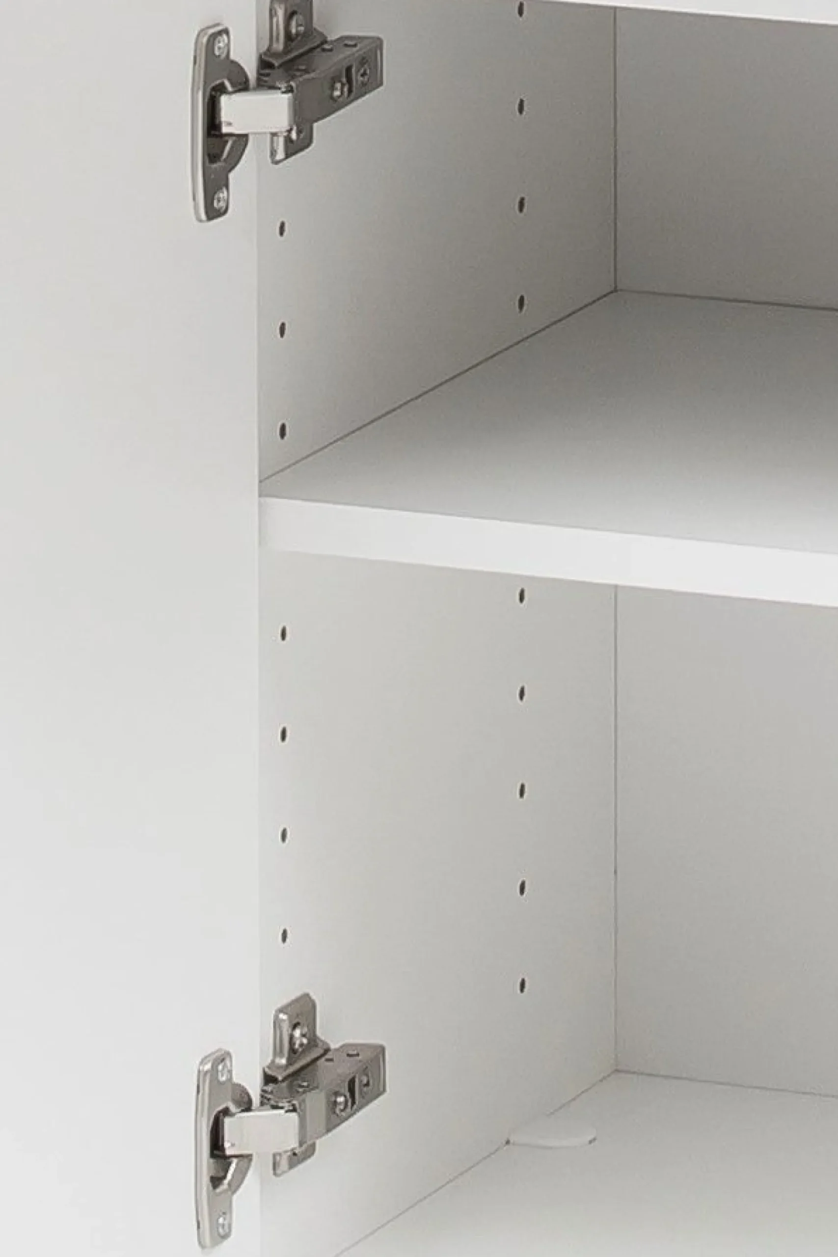Säulenschrank Kornel/Pisca 40cm 2 Türen und 1 Schublade - weiß