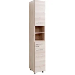 Säulenschrank Portofino | 30 x 35 x 180 cm | Beech Oak Design