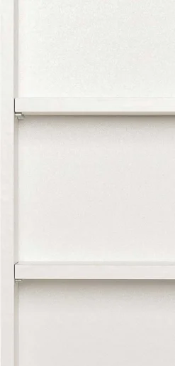 Säulenschrank Small 25cm 1 Schublade und 2 Türen - hochglänzend weiß