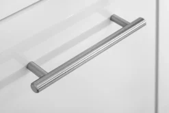 Säulenschrank Small 50cm 2 Türen - Hochglanz weiß