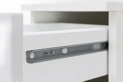 Säulenschrank Small 25cm 1 Tür und 2 Schubladen - hochglänzend weiß